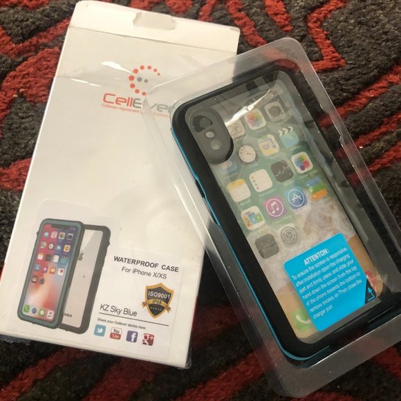 CellEver Waterproof Case for iPhone Xs/iPhone X (Black) - Picture 6 of 6